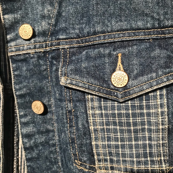 Bill Blass Jeans Blue Denim Jacket size medium - Picture 5 of 7
